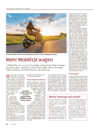 Mehr Mobilität wagen In NRW dürfen sich nun schon 15-Jährige auf Moped oder Roller schwingen.