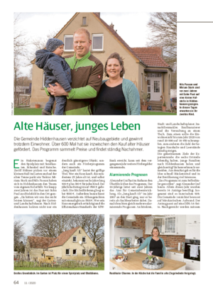 Alte Häuser, junges Leben Die Gemeinde Hiddenhausen verzichtet auf Neubaugebiete und gewinnt trotzdem Einwohner.