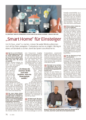 „Smart Home“ für Einsteiger Um Ihr Haus „smart“ zu machen, müssen Sie weder Wände aufstemmen noch all Ihre Daten preisgeben.