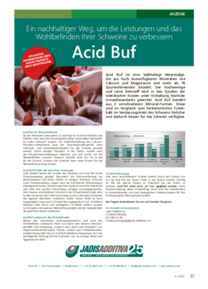 Acid Buf ist eine kalkhaltige Meeresalge, die aus hoch bioverfügbaren Mineralien wie Calcium und Magnesium und mehr als 70 Spurenelementen besteht.